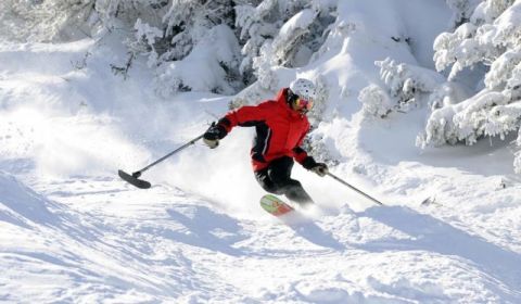 Vasu Sojitra backcountry skiing