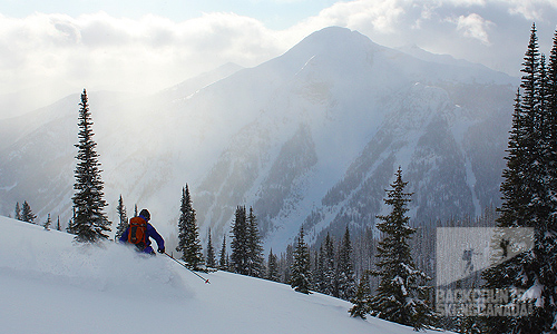 Valhalla Mountain Lodge backcountry skiing