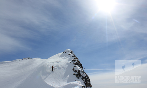 Valhalla Mountain Lodge backcountry skiing