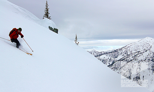 Valhalla Mountain Lodge backcountry skiing