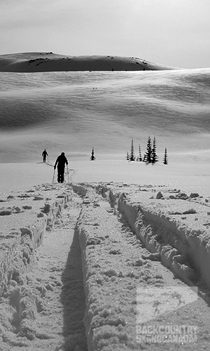 Valhalla Mountain Lodge backcountry skiing