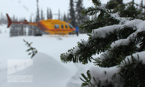 Valhalla Mountain Lodge backcountry skiing