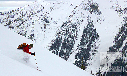 Valhalla Mountain Lodge backcountry skiing