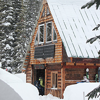 Valhalla Mountain Lodge backcountry skiing