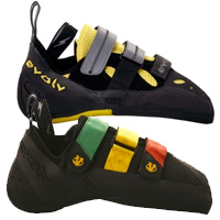Evolv-Shaman-and-Prime-SC-climbing-shoes