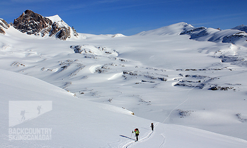 Backcountry Skiing Canada, wapta traverse,  Peyto Hut, Bow Hut, Balfour Hut, Scott Duncan Hut, Mt. Olive, Mt. Balfour