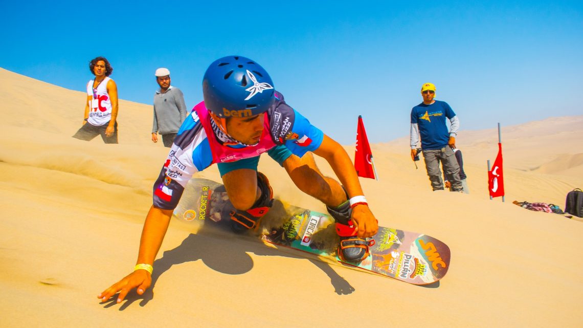 Want a break from the Olympics? Check out the Sandboarding World Cup