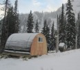 New hut in the Lizard Range near Fernie
