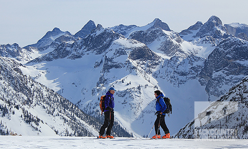 Valhalla Mountain Lodge backcountry skiing