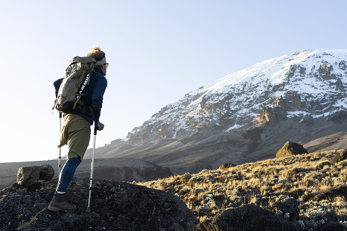 Kilimanjaro on one leg