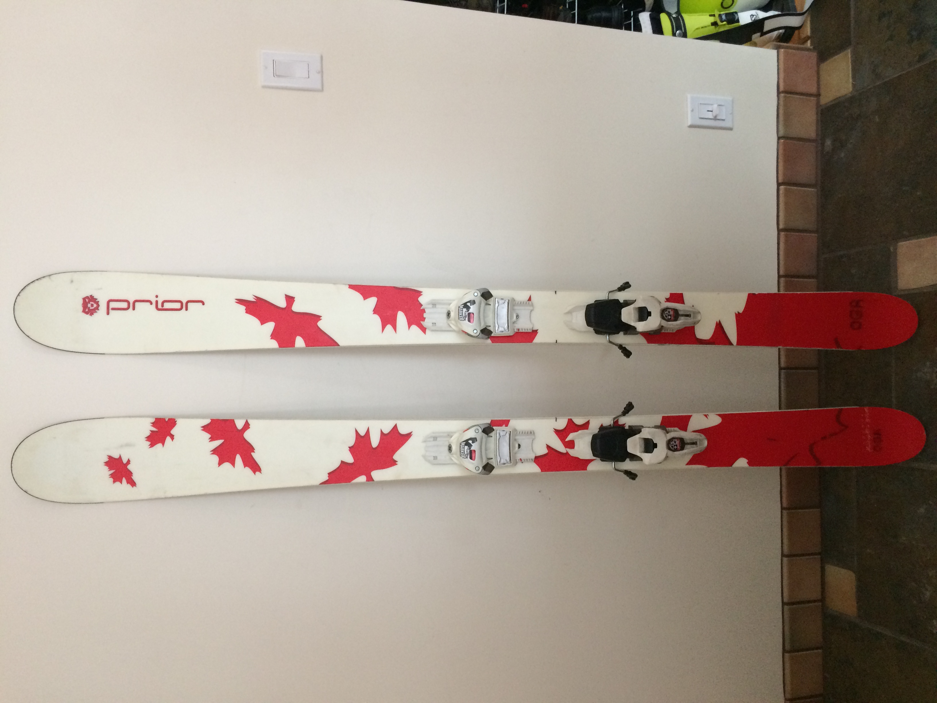167 Prior Skis with Griffin Marker Bindings