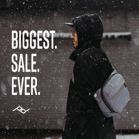 Huge Peak Design Sale