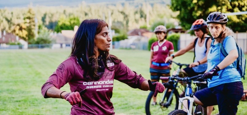 Anita Naidu brings more than just biking skills