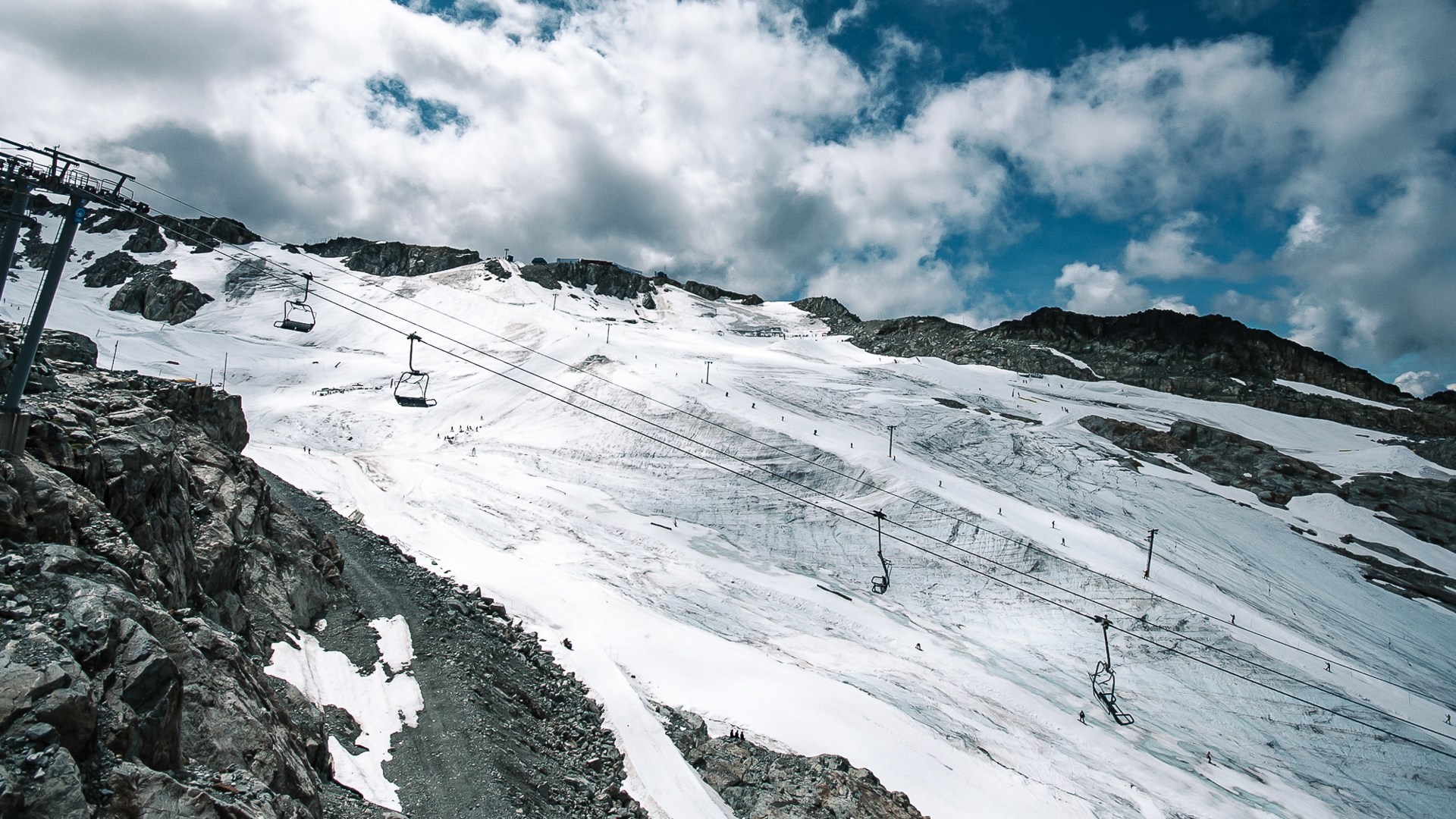 Hortsman T-bar removed from Blackcomb Glacier