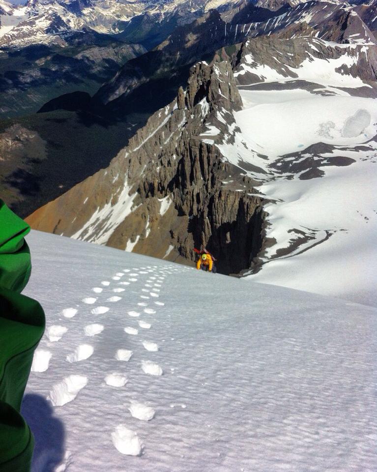 Skiing Mt Joffre, the Iphone edition.