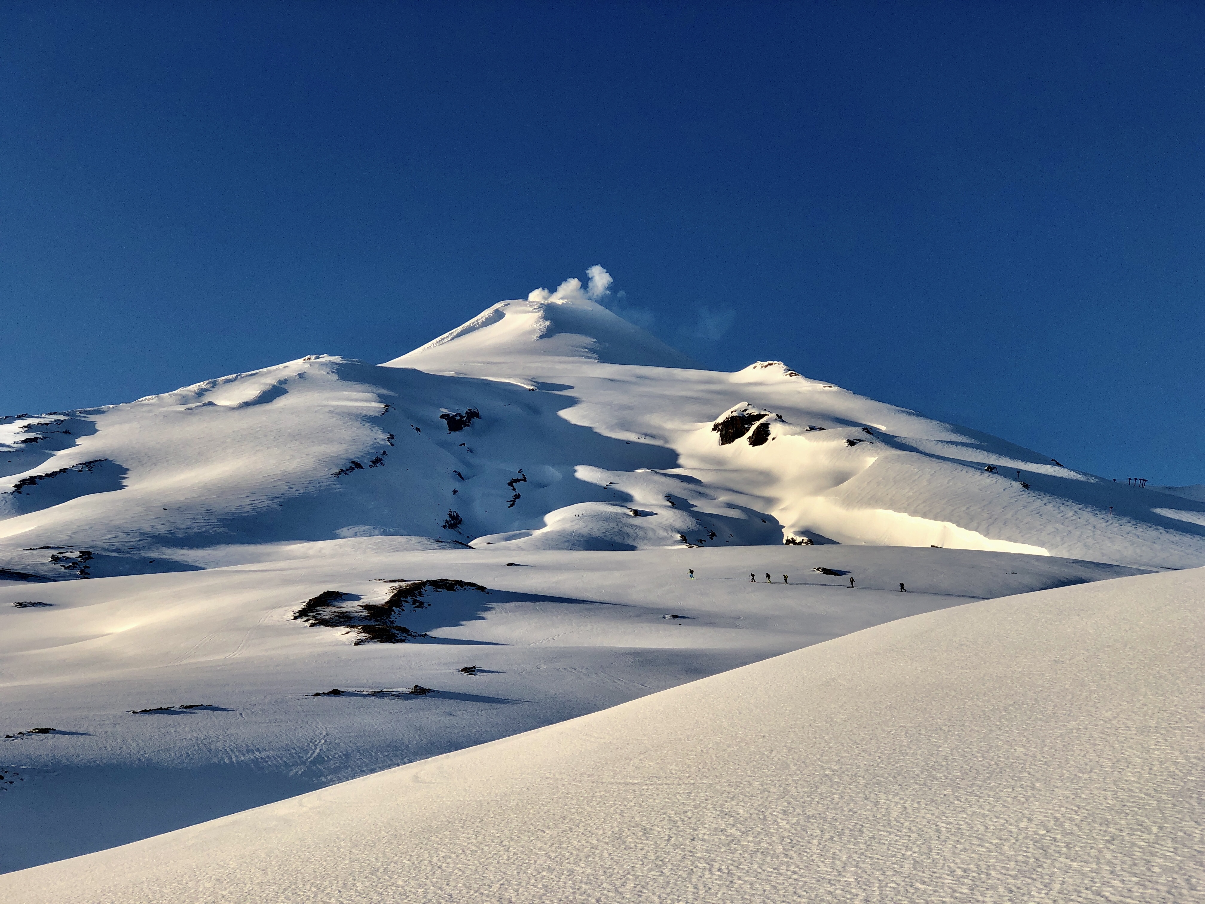 Skiing Volcanoes in Chile