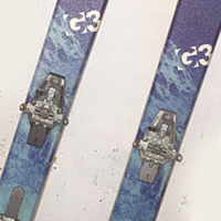 G3 Siren Skis with Dynafit Vertical Bindings
