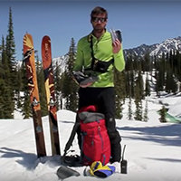 Backcountry skiing tip #49: Safety Gear you should have in your pack - VIDEO