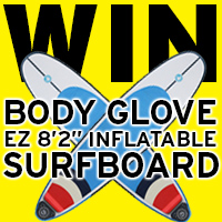 Win a Body Glove EZ 8’2” Inflatable Surfboard by entering our latest giveaway!