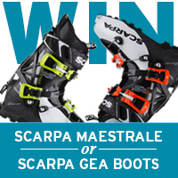 WINNER ANNOUNCED!!! Win a pair of SCARPA Maestrale or SCARPA Gea Boots