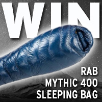 WIN a Rab Mythic 400 Sleeping Bag