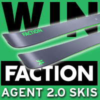 WIN a pair of Faction Agent 2.0 Skis