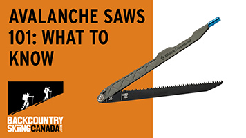 Avalanche Saws 101 - VIDEO